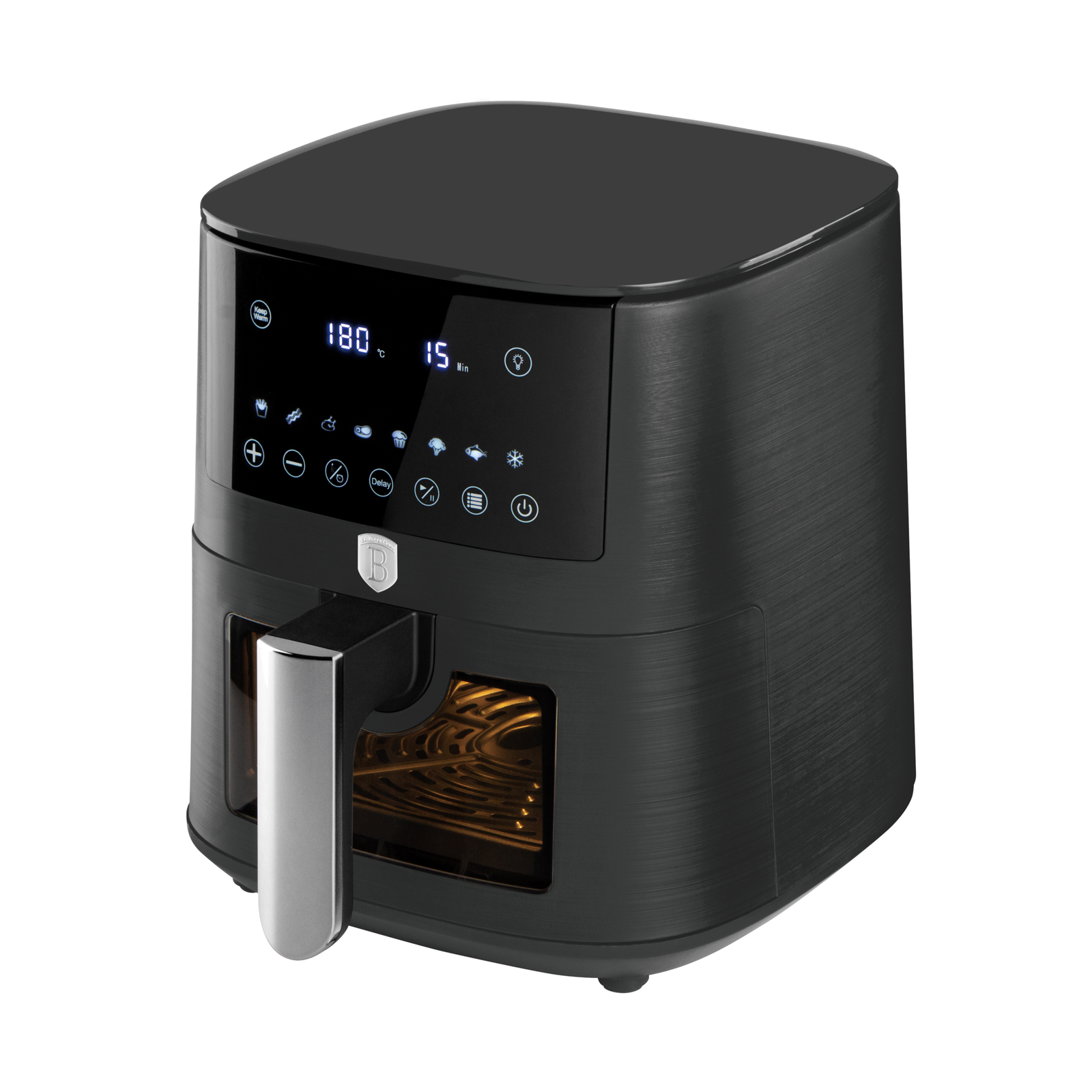 Berlinger Haus BH/9711 AirFryer Forrólevegős sütő 5L 1400 Watt - Fekete (BH/9711)