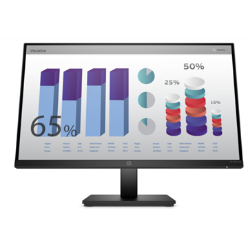 HP P24q G4 компютърен монитор 60,5 см (23.8") 2560 x 1440 пиксела Quad HD LED Черен