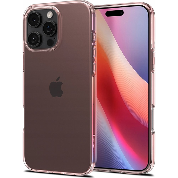 Carcasa Spigen Crystal Flex compatibila cu iPhone 16 Pro Max Rose Crystal