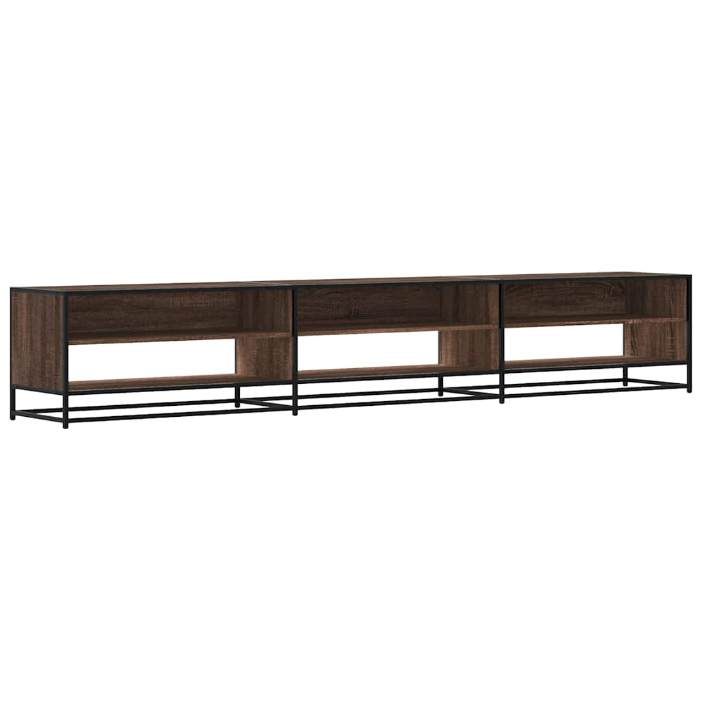 barna tölgy színű szerelt fa TV-szekrény 270 x 40 x 46 cm (3300814)