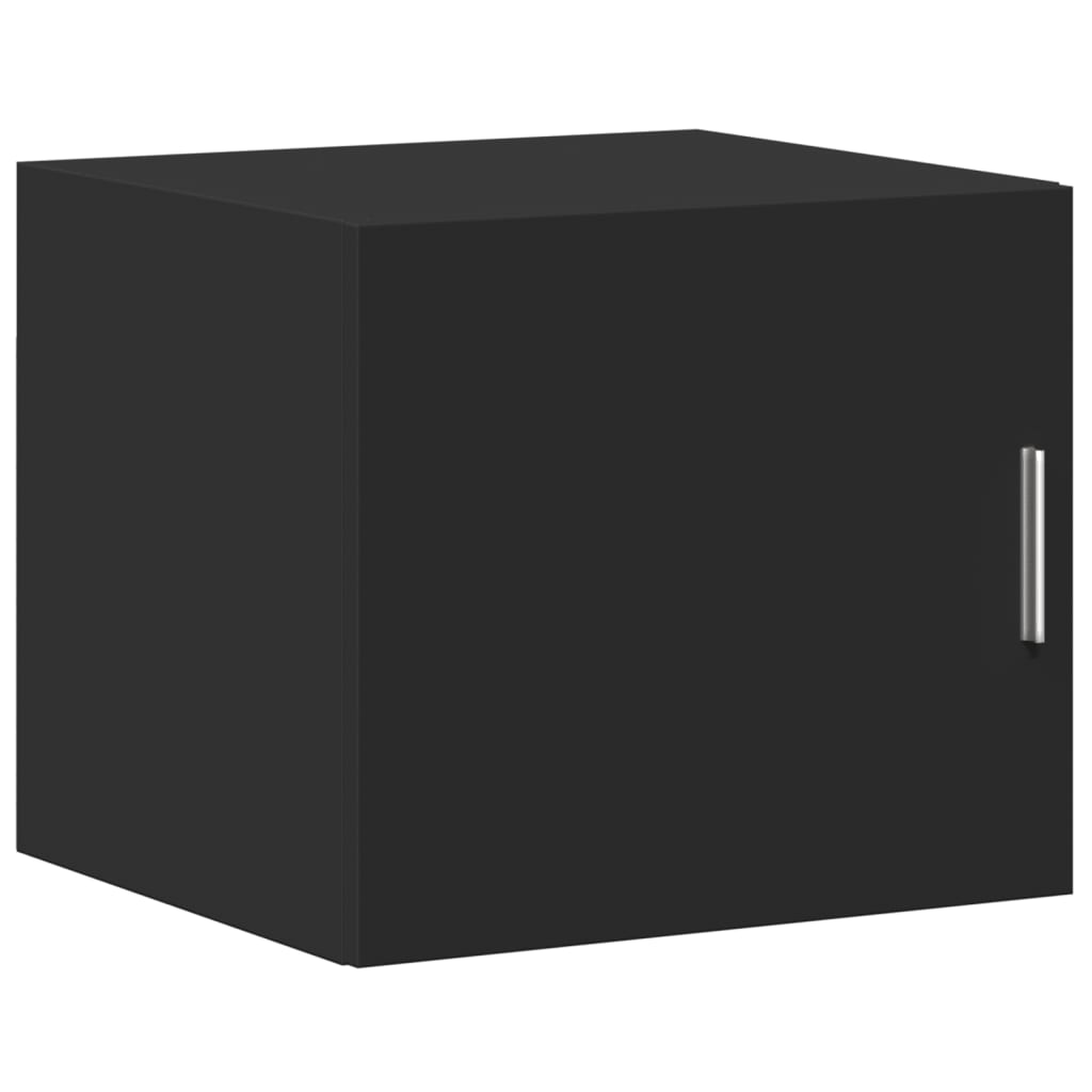 fekete szerelt fa faliszekrény 45 x 42,5 x 40 cm (846104)