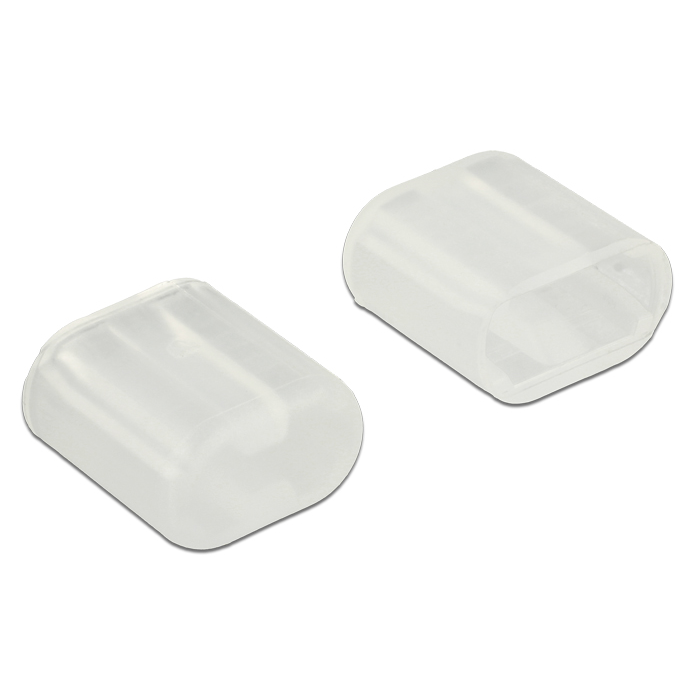 Delock Porvédő az Lightning dugó, 10 darab áttetsző (64035) (64035)