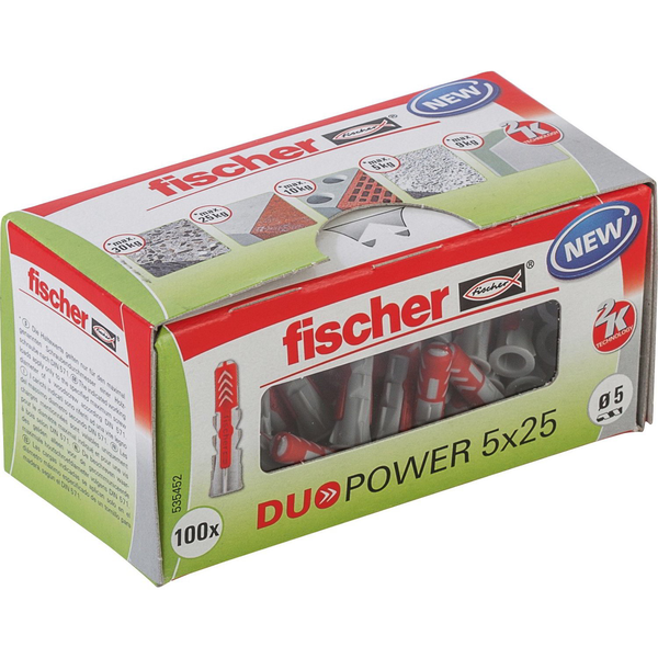 Fischer DUOPOWER 5x25 LD Dübel (100db/csomag)