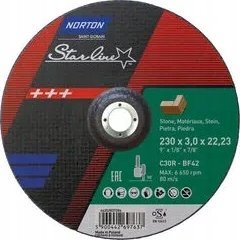  Norton Clipper Tarcza przecinająca C30R-230x3.0x22.23-T42 NOR-Star line