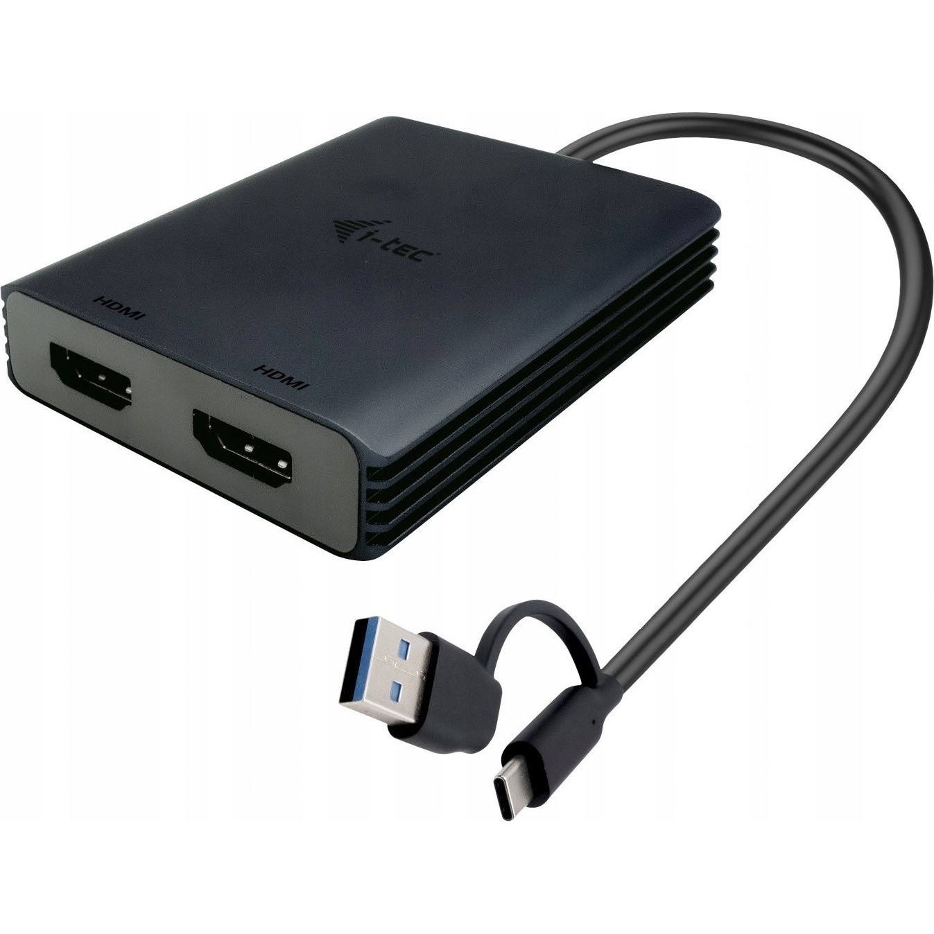 I-TEC USB-A/C 2X HDMI ADAPTER DUAL 4K HDMI VIDEO ADAPTER (CADUAL4KHDMI)