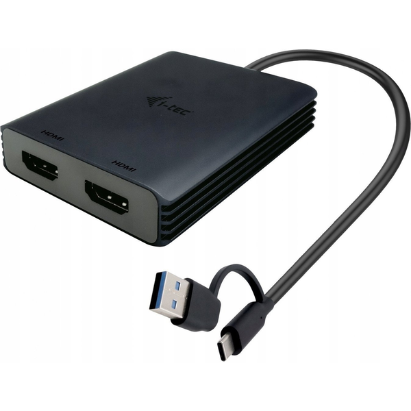 I-TEC USB-A/C 2X HDMI ADAPTER DUAL 4K HDMI VIDEO ADAPTER