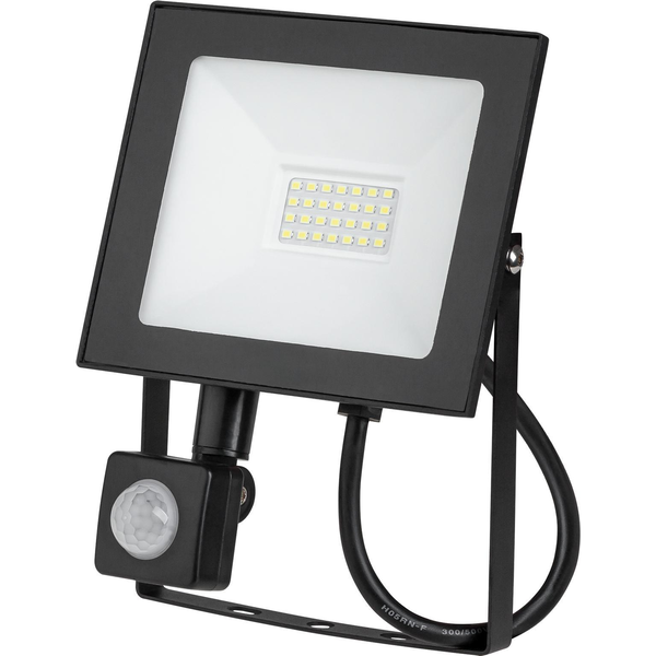 Reflektor LED REBEL zelo tanek, 20W/1600Lm, 6500K, IP65, črni
