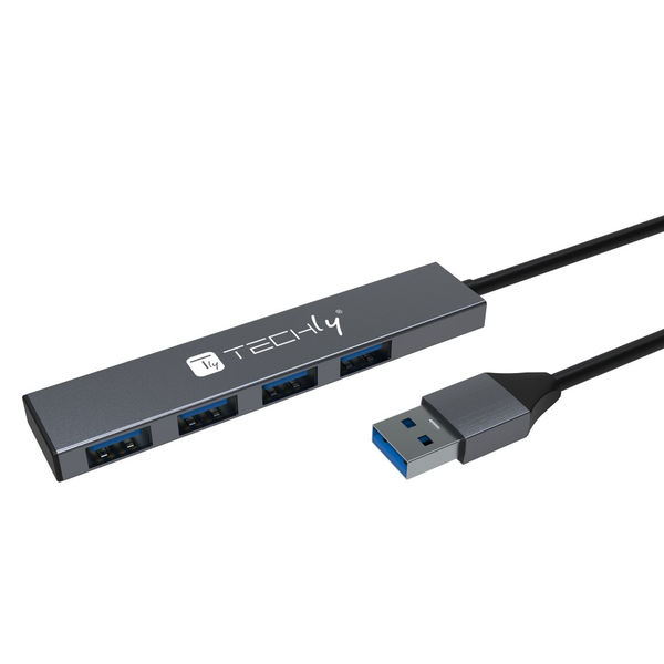 HUB USB Techly Hub USB Techly 4-portowy USB3.2 Gen1
