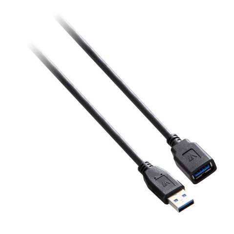 V7 V7E2USB3EXT-1.8M USB kábel USB 3.2 Gen 1 (3.1 Gen 1) 1,8 m USB A Čierna