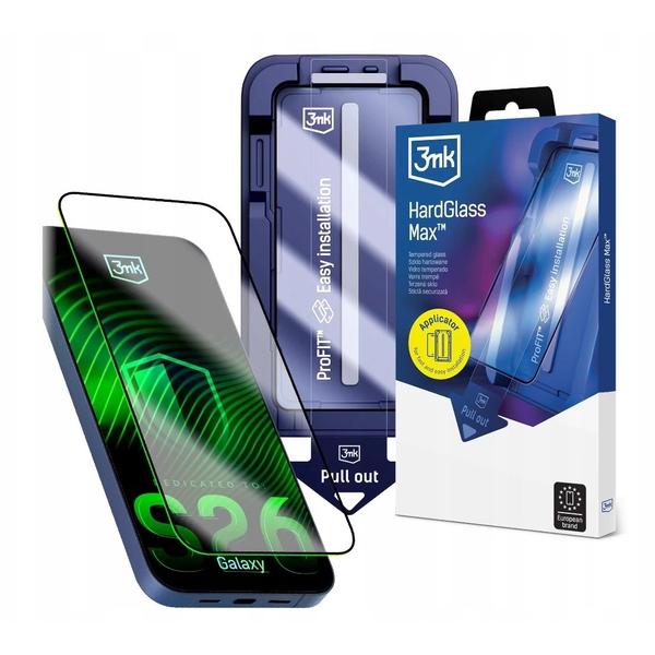 3MK Hardglass Max Framefit edzett üveg képernyővédő Samsung Galaxy S26