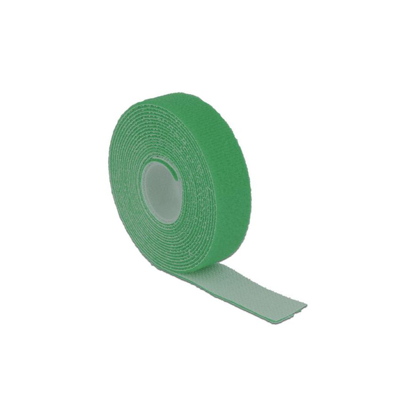 DELOCK Kabelbinder Klettverschluss 3000x20mm 1x Rol grün