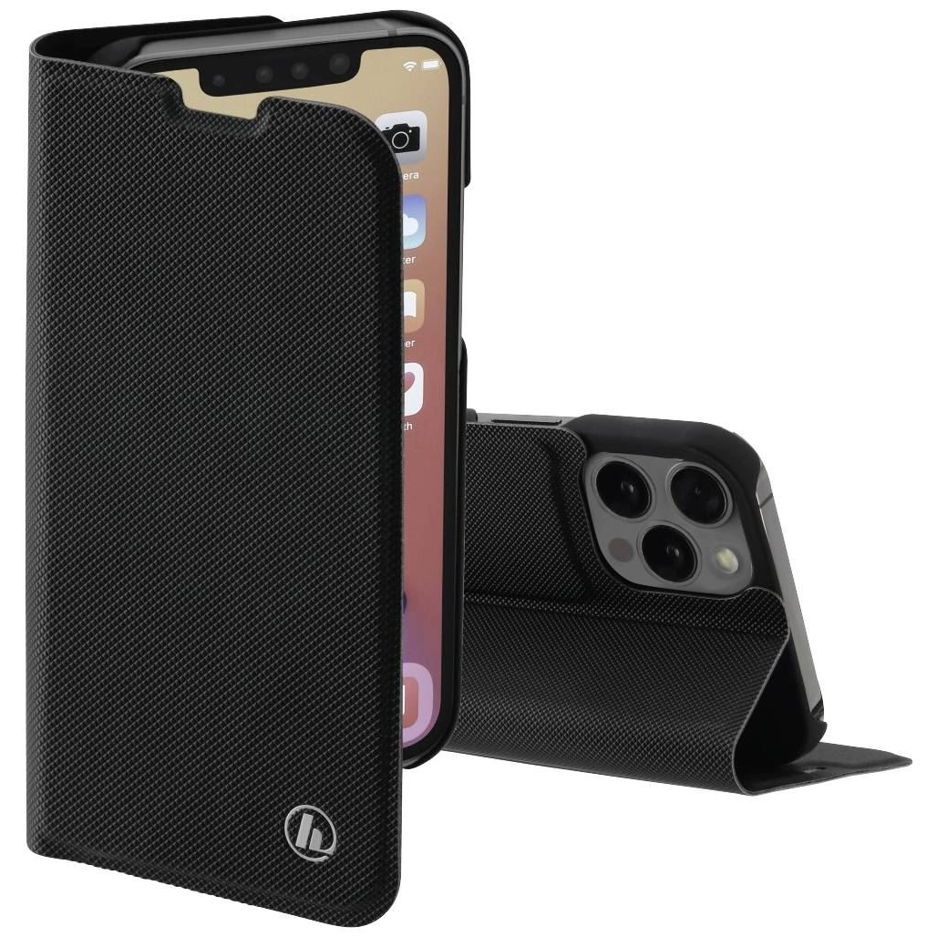 Hama Slim Pro Booklet Apple iPhone 13 Pro Max hátlap tok fekete (00196982) (HA00196982)