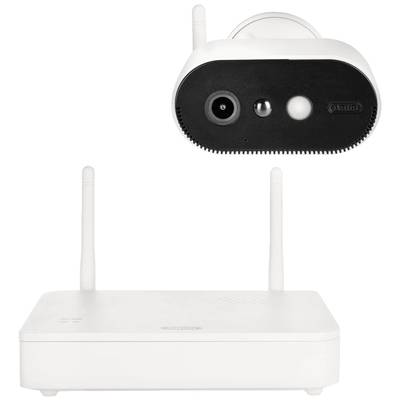 ABUS Security-Center (PPIC91000) LAN, WLAN IP-Megfigyelő kamera készlet4 csatornás1920 x 1080 pixel (PPIC91000)