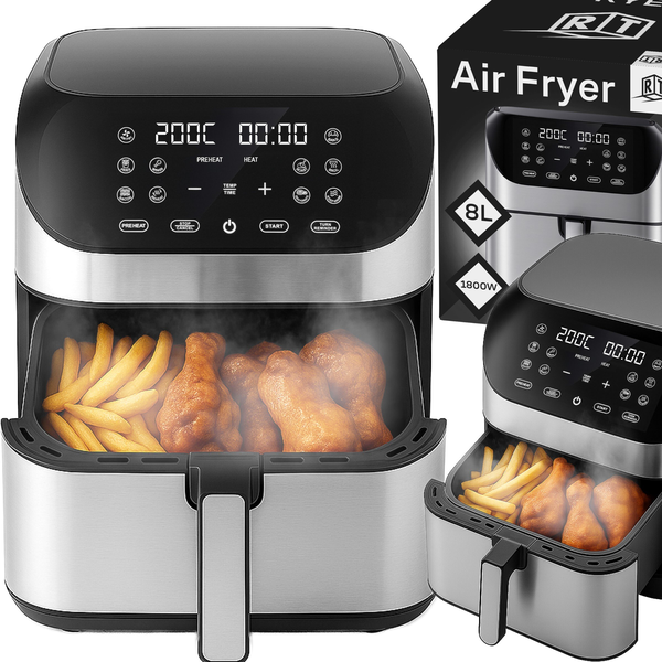 Retoo OR1289 Olajmentes sütő 8L, 1800W