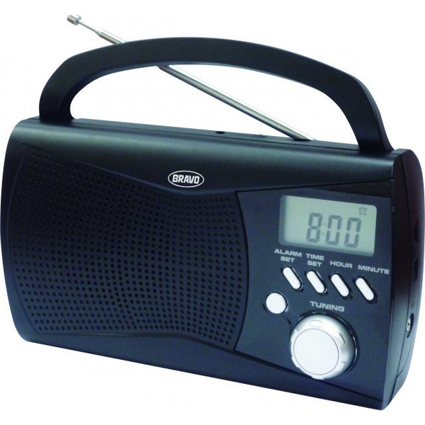 Bravo B-6010BK táskarádió fekete