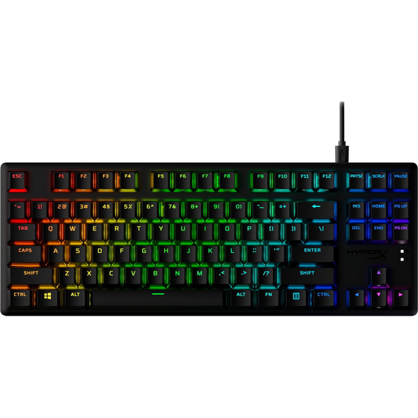 HP HyperX Alloy Origins Core PBT HX Aqua Vezetékes Gaming Billentyűzet - (US)