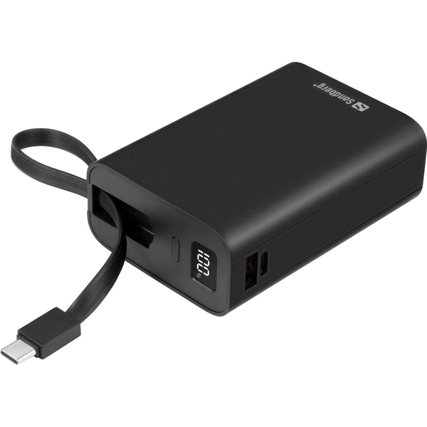 Sandberg Connect 20000 PD20W Powerbank fekete