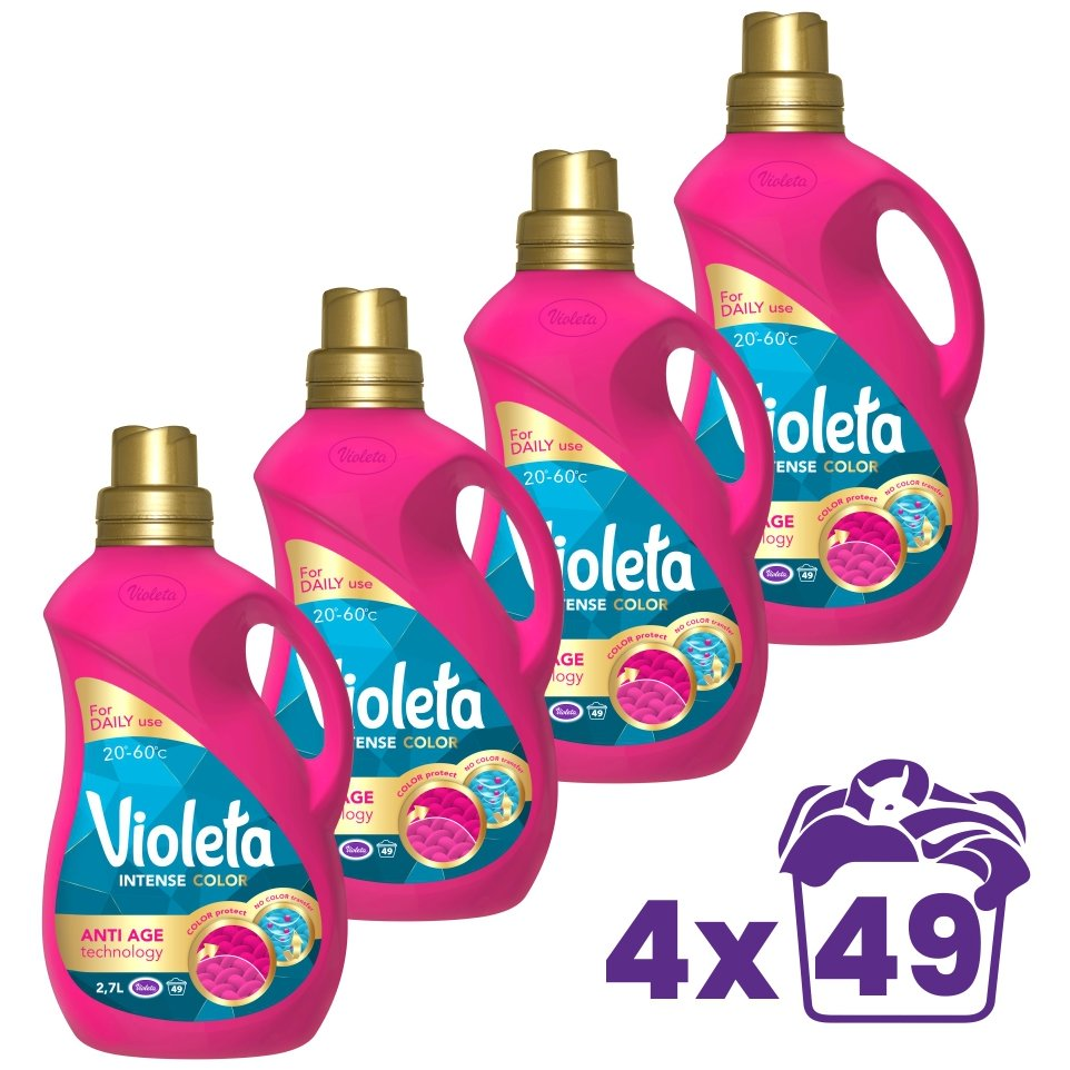 Violeta Intense Color 4× 2,7 l (196 mosás) (3870128017108)