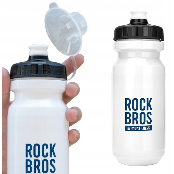 RockBros Bidon rowerowy Rockbros 600 ml - biały