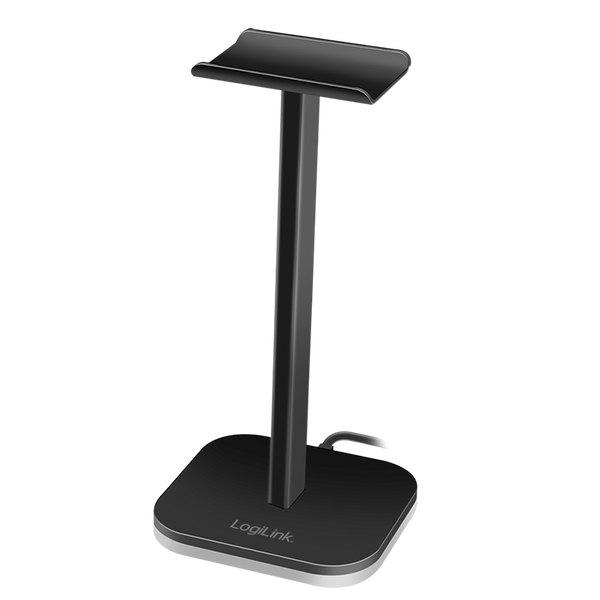 RGB LED USB herný stojan na slúchadlá 22,5 cm LogiLink držiak na headset