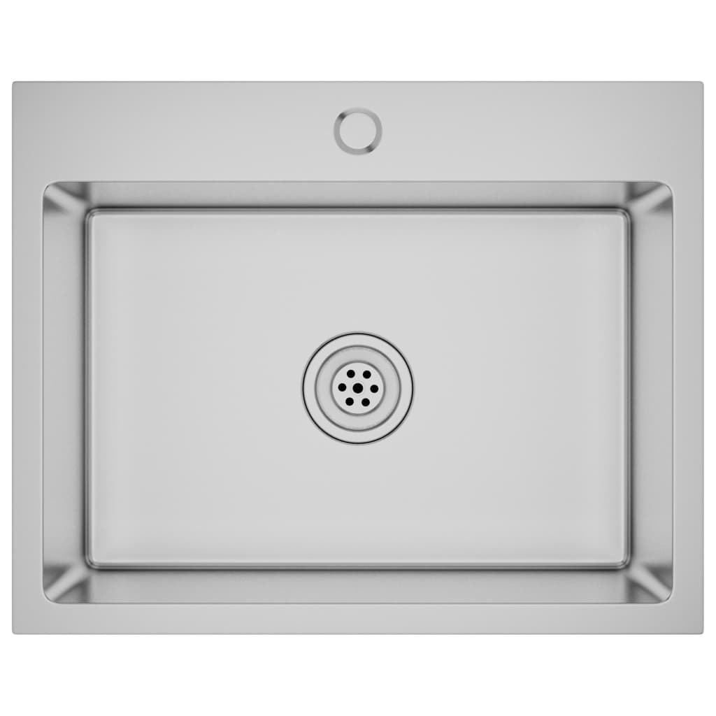 kézzel készült rozsdamentes acél mosogató (51510)