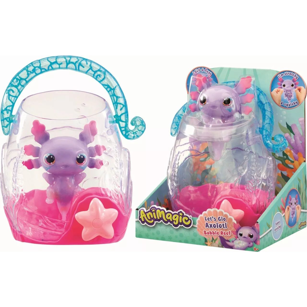Animagic Let’s Glo Axolotl Világító vízipajtás szett - Többféle