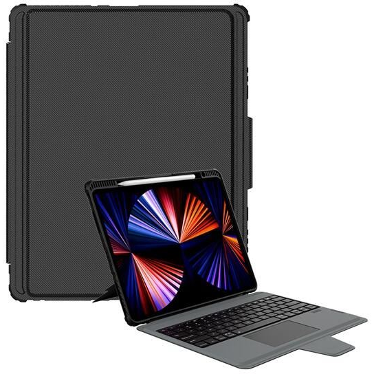 Nillkin Bumper Combo Apple IPAD Pro 12.9 bőr hatású tablet tok fekete (GP-133444) (GP-133444)