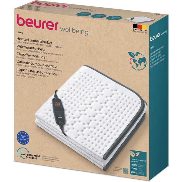 Beurer UB 60 Green Planet Sengevarmer 150x80cm