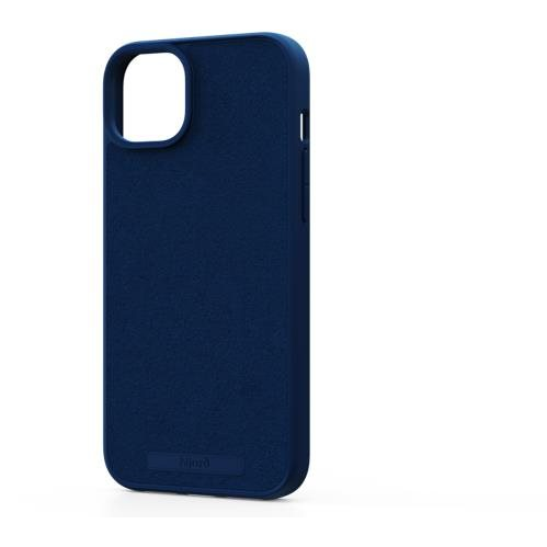 Njord iPhone 15 Plus Suede MagSafe Case Blue tok (NA52SU01)