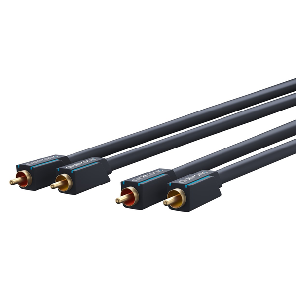 Clicktronic 70383 2x RCA apa - 2x RCA apa Kábel (10m)