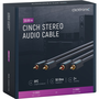 Clicktronic 70383 2x RCA apa - 2x RCA apa Kábel (10m)