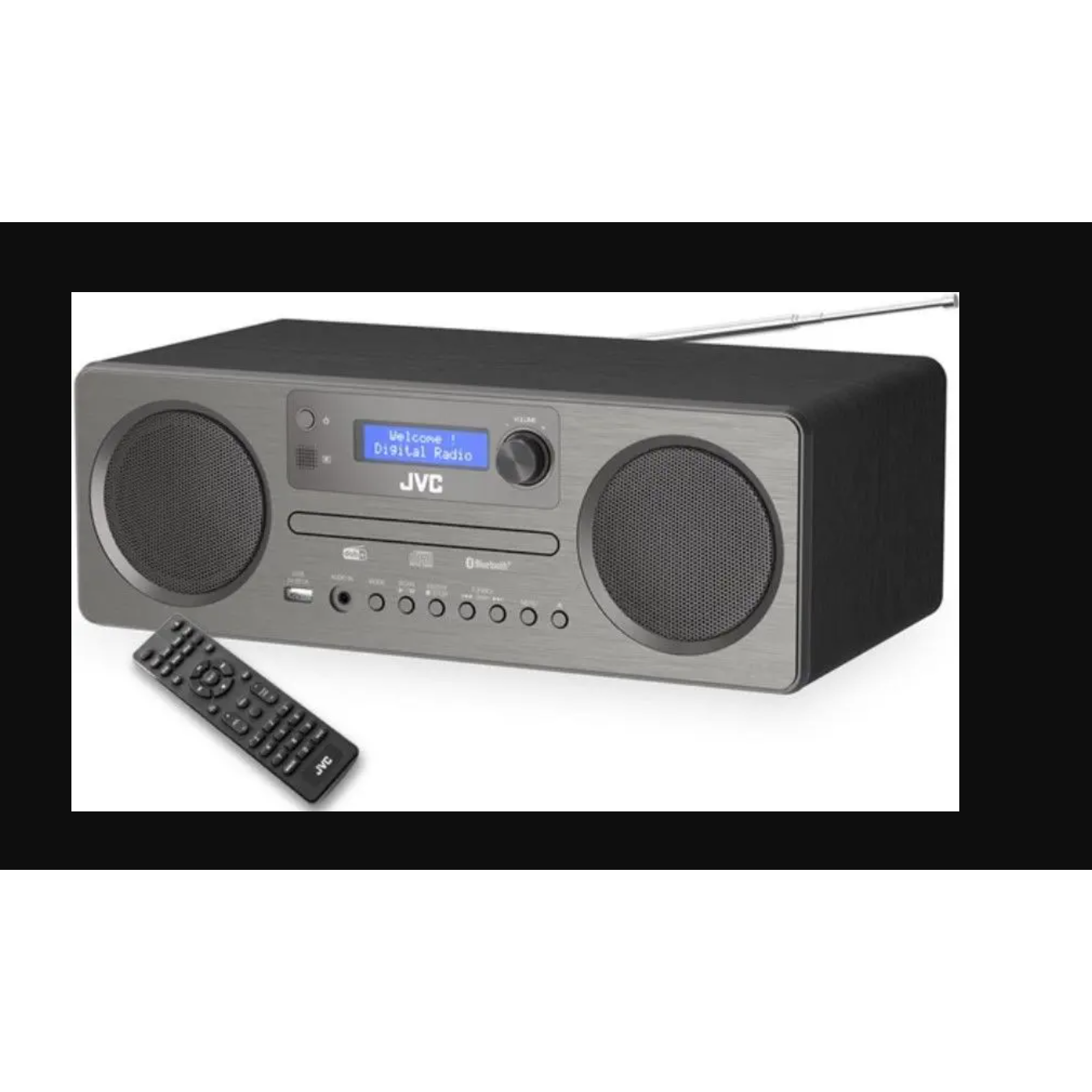 JVC RD-E861B-DAB Rádió - Szürke (RD-E861B-DAB)