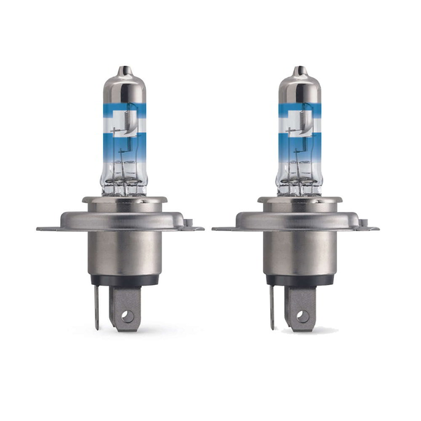 Комплект крушки за фарове PHILIPS Racing Vision GT200 H4 12V 60/55W P43T-39, 2 броя/комплект