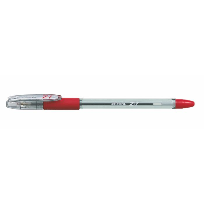 Zebra Z-1 Kupakos golyóstoll - 0,24mm / Piros (24163)