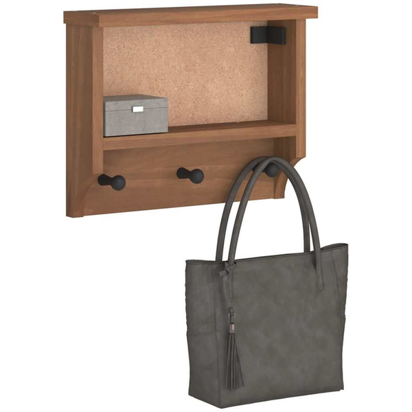 SANDNES tömör fenyőfa falra szerelt kabátállvány 45x12x35 cm