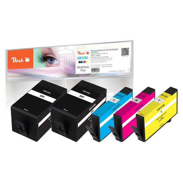 Peach PI300-978 мултипакет с мастилени касети, 5 бр. CMYK