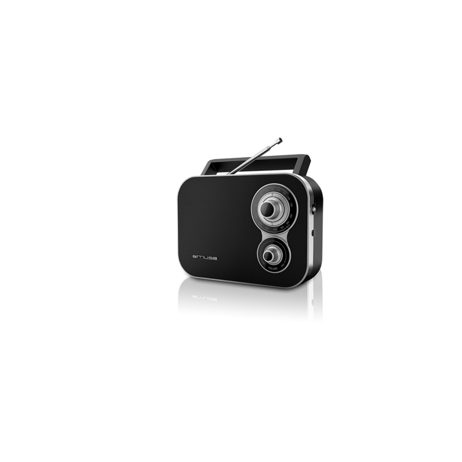 Muse M-051R Hordozható FM Rádió - Fekete (M-051R)