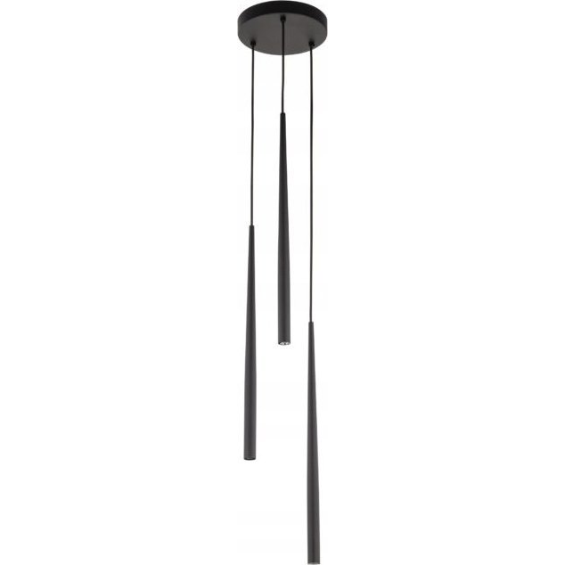 TK Lighting Piano Több ágú függesztett lámpa - Cserélhető Fényforrás , Fekete (10113)