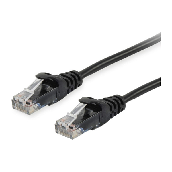 Equip Patchkabel Cat6A   U/UTP 2xRJ45  0.25m schwarz