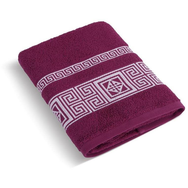 Bellatex Terry Greek Collection - Towel 157/022 - 70 × 140 cm - burgundy