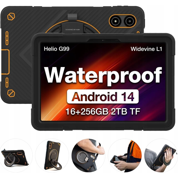 Tablet 11" (27,9cm.) Pulgadas Disco 256gb Ram 8gb. Agm Pad P2 8+256gb Black  | Octa-core Hasta 2.2ghz, Negro