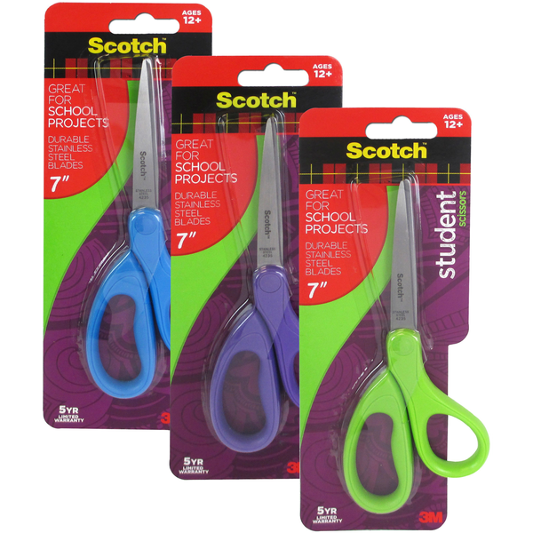  3M 14075-MIX NOŻYCZKI DLA STUDENTÓW SCOTCH® 18 CM 88032180