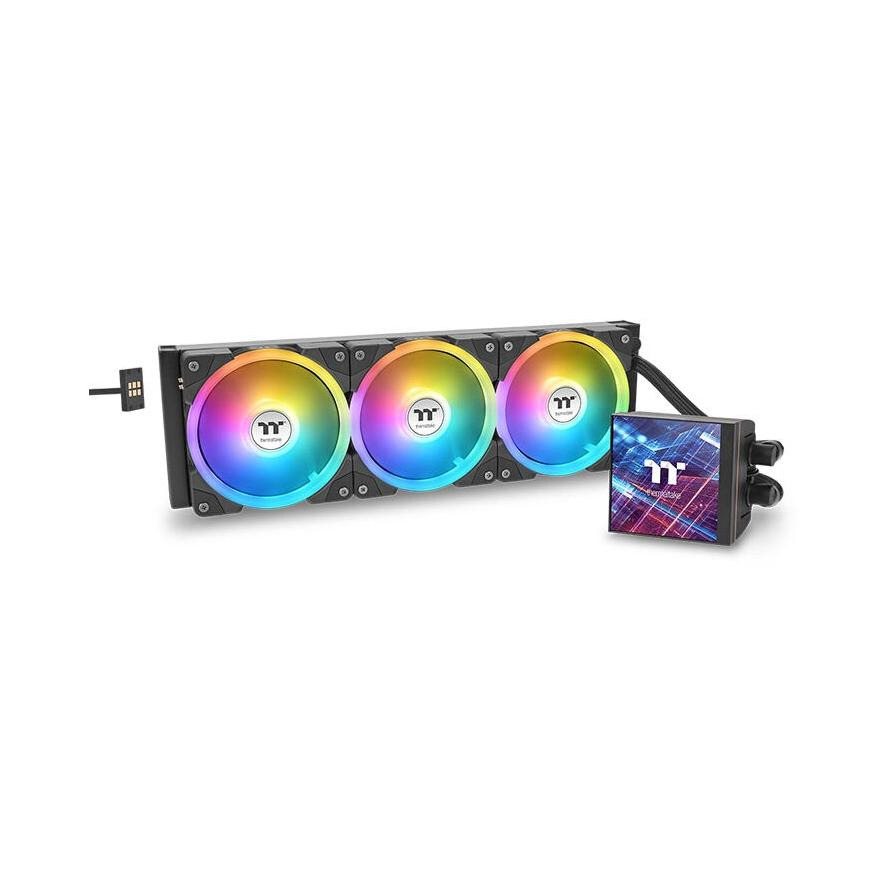 Thermaltake MAGFloe 420 Ultra ARGB processzor vízhűtő fekete (CL-W451-PL14SW-A)