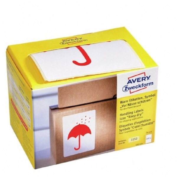 Výstražné štítky Avery 74 x 100 mm 200 kusov
