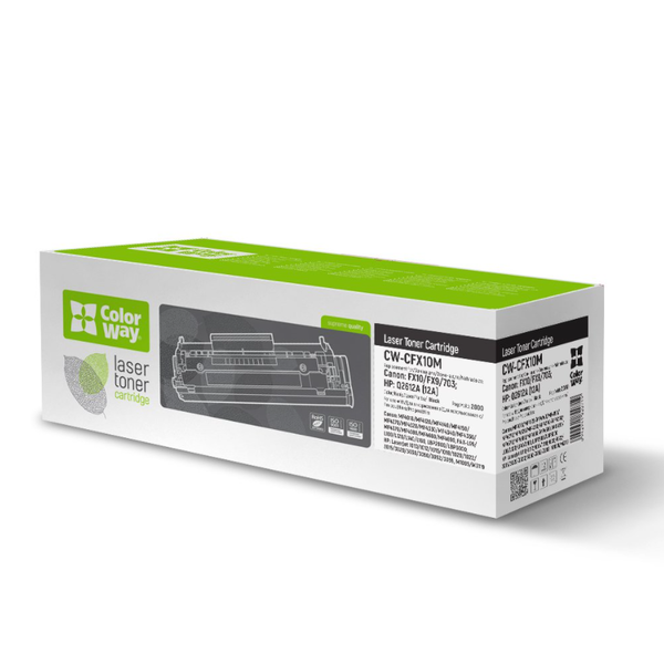 ColorWay (Canon/HP CW-CFX10M) Toner Fekete
