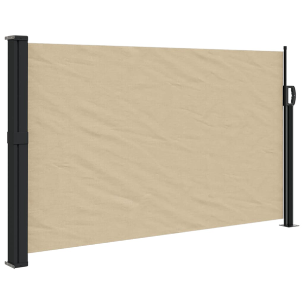Copertină laterală retractabilă, bej, 120x300 cm