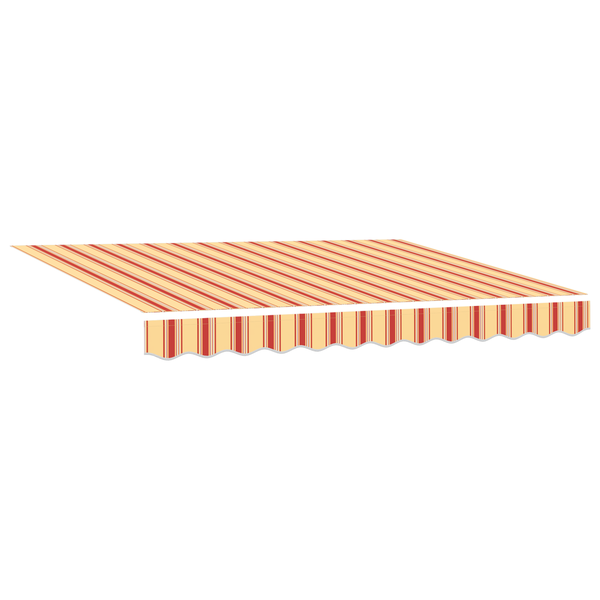 Țesătură de înlocuire pentru marchiză 3.5x2 m cu dungi colorate