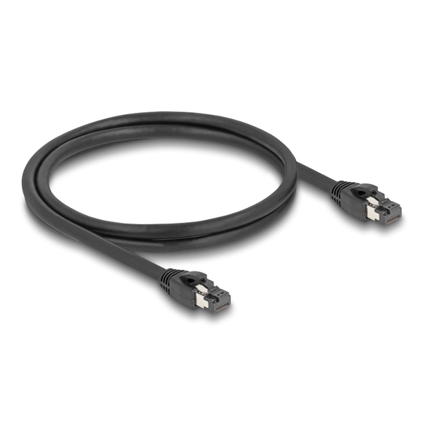 DELOCK RJ45 Netzwerkkabel Cat.8.1S /FTP 1m bis 40 Gbps