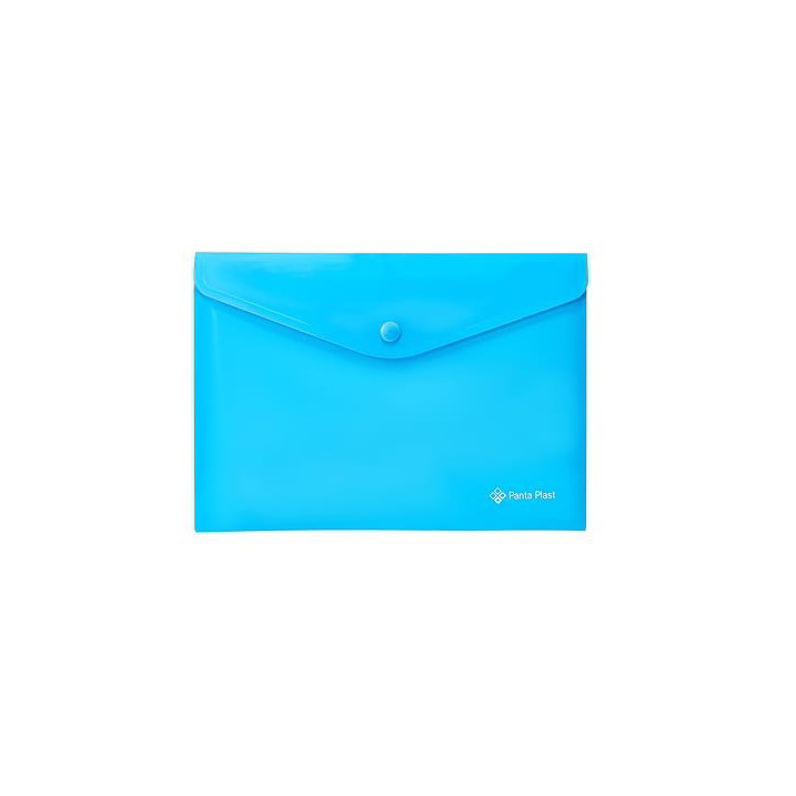 Panta Plast A5 Patentos irattartó tasak - Neon kék (0410-0086-03)