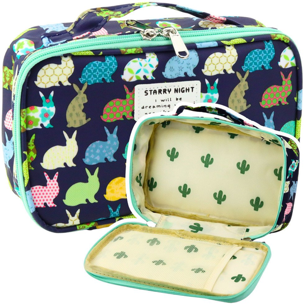 Iskolai Tolltartó Szervező Tágas Kiegészítő Zseb Tengerészkék 21.5cm  21816